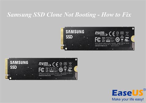 easeus ssd clone won't boot|clone samsung ssd not booting.